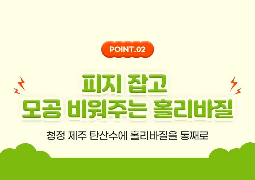 [화잘먹/브러쉬증정기획] 피캄 홀리바질 버블 딥 마스크 90g 기획 (+듀얼모공브러쉬) 상세페이지 26
